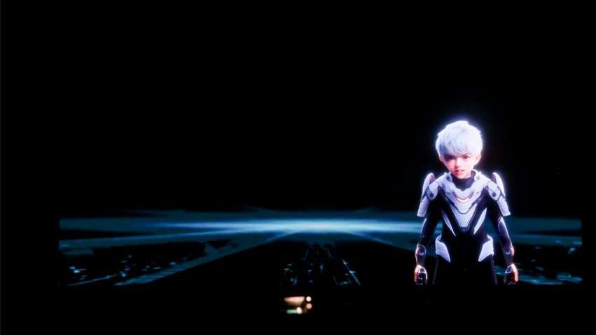 人民網(wǎng)原創(chuàng)虛擬主持人白澤。主辦方供圖