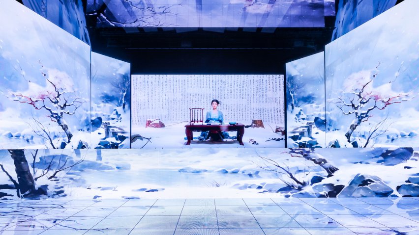 網(wǎng)易云音樂與小冰公司推出虛擬歌手陳水若演唱《風雪千千》。主辦方供圖